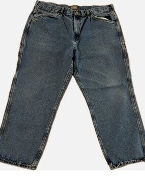C.E. Schmidt Utility Work Jeans Men 42x30 Blue Relaxed